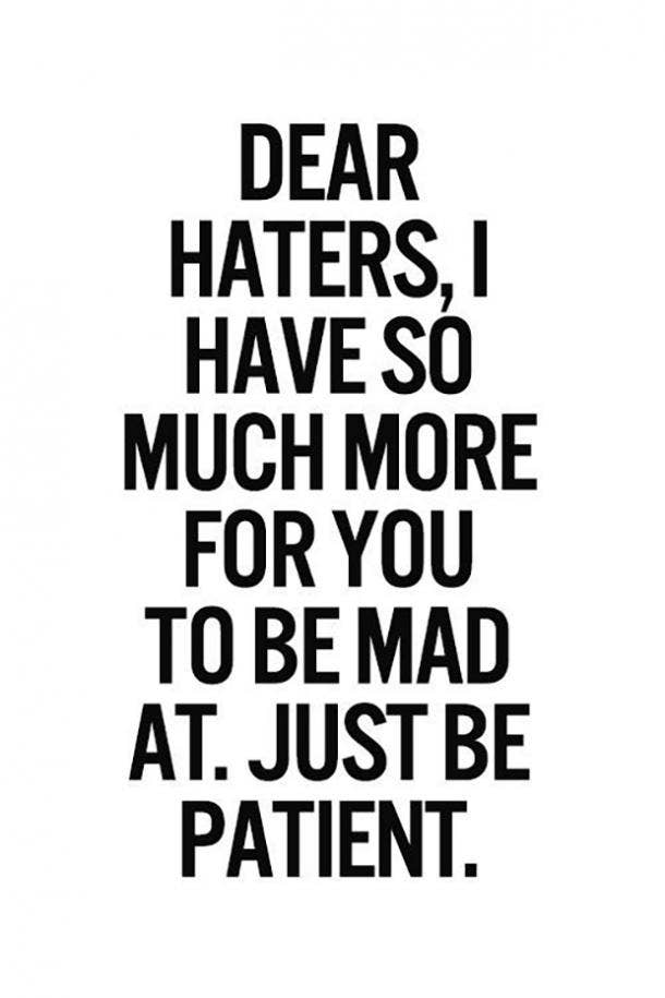 Love your haters